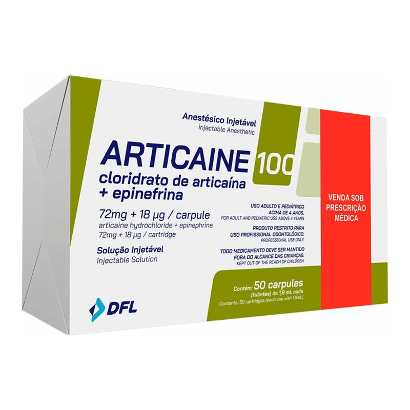 Anestesia Articaína 4% Caja 50 u