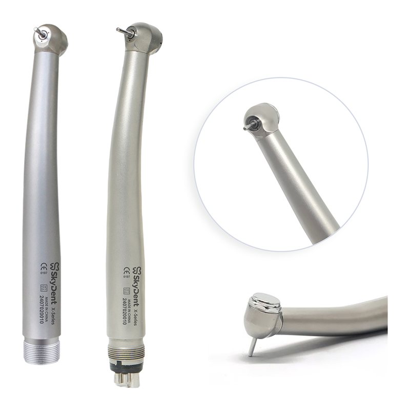 Turbina Skydent X-Series push-button, conexión Midwest M4, triple spray